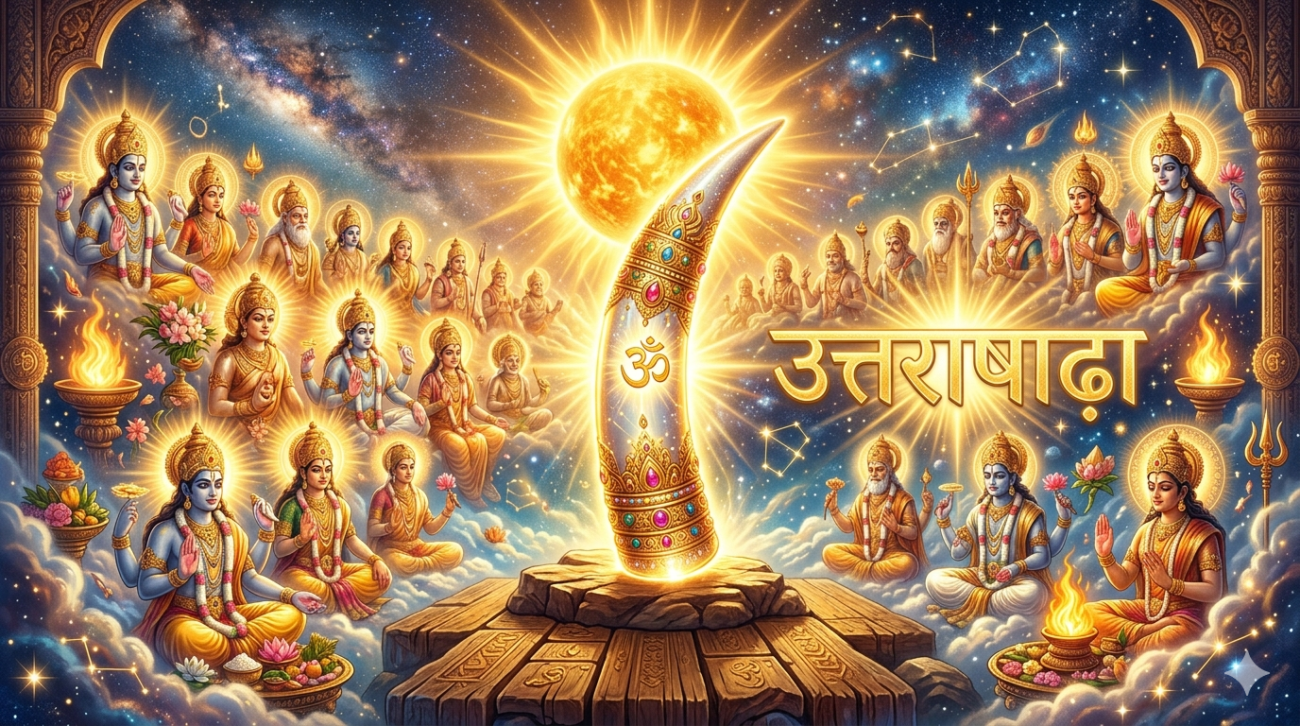 Uttara Ashadha Nakshatra elephant tusk symbol Vedic astrology