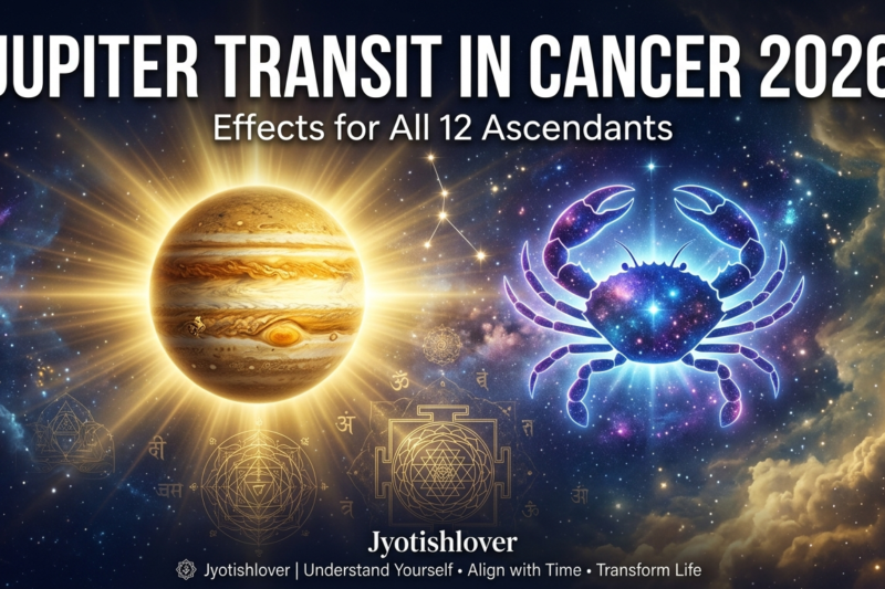 Jupiter Transit in Cancer 2026: Effects for All 12 Ascendants in Vedic Astrology