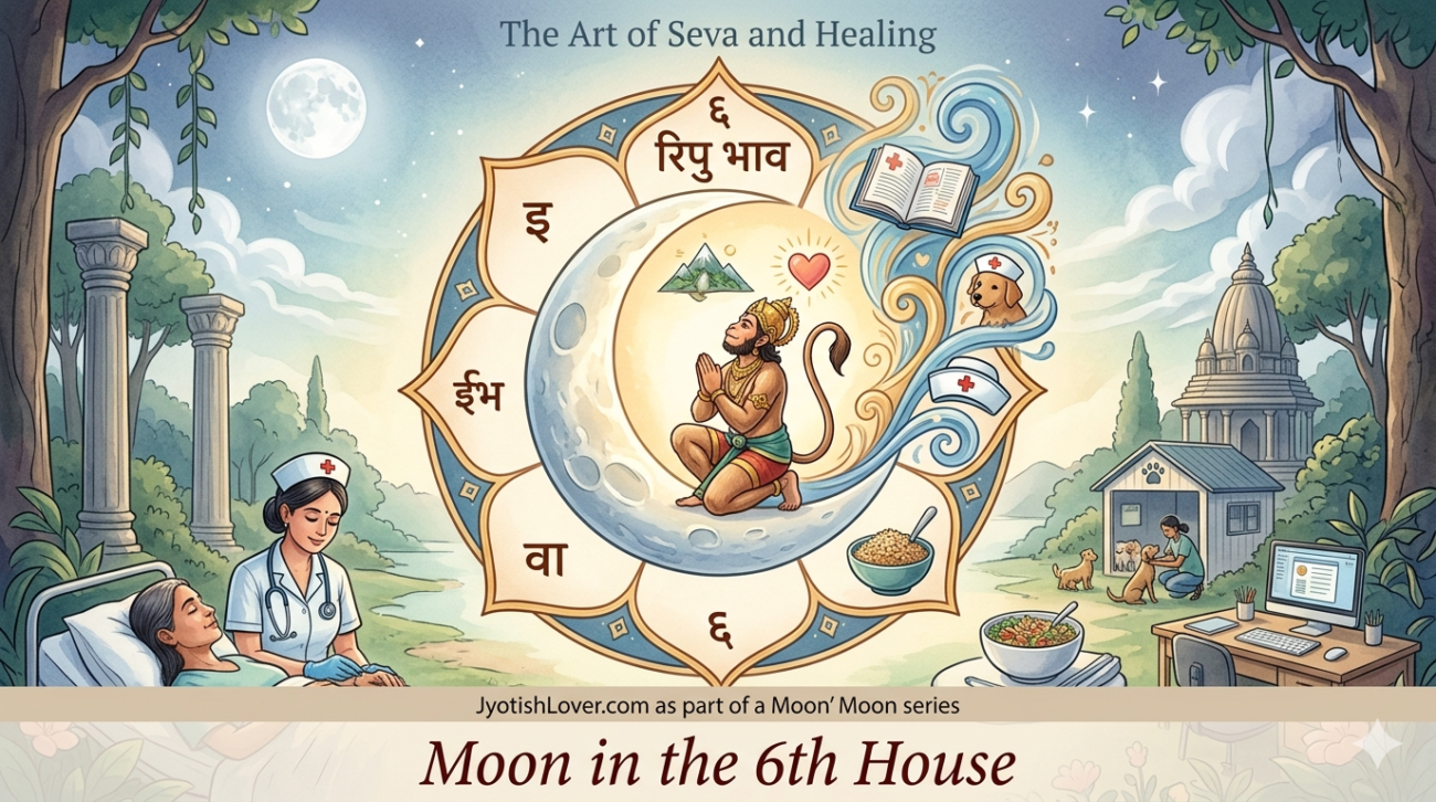 moon in 6th house in vedic astrology