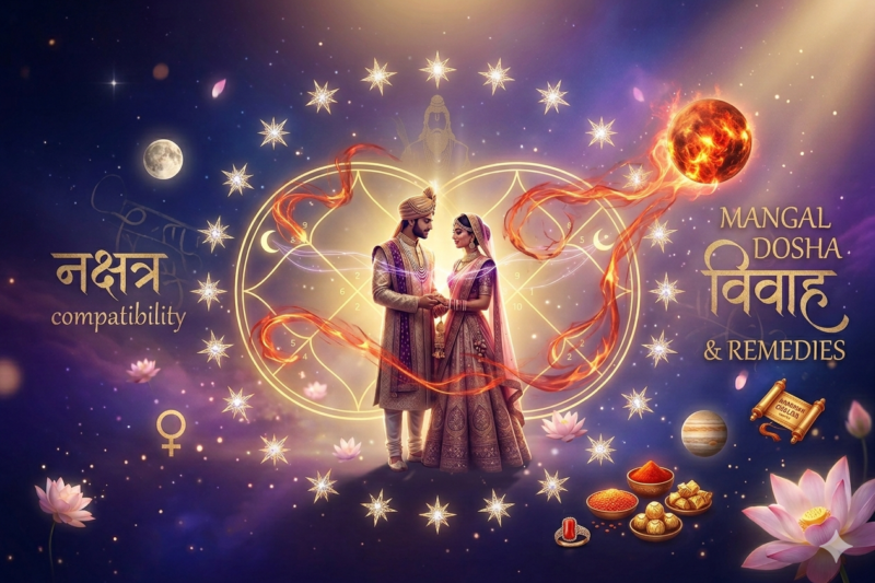 Mangal Dosha & Marriage Compatibility: Remedies and Solutions in Vedic Astrology