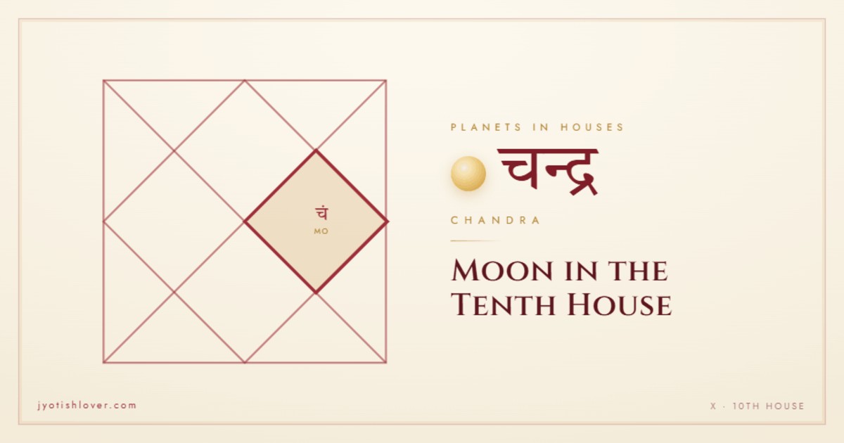 moon in 10th house in jyotish