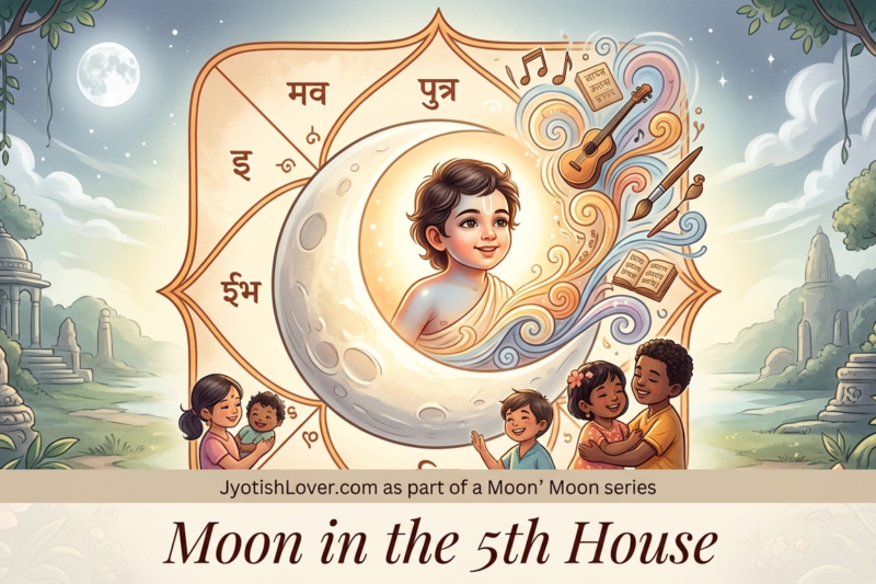 Moon in the 5th House: Creativity, Intelligence, and Children