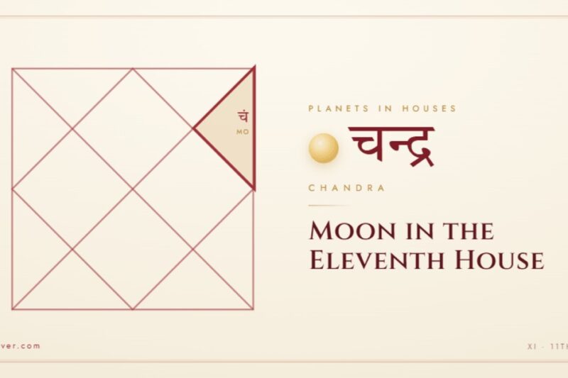 chandrama 11th house ma