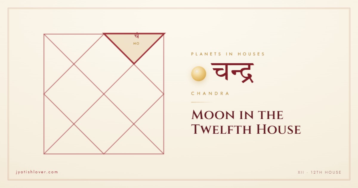 chandrama 12th house